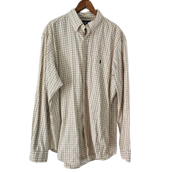 Ralph Lauren Polo Classic Fit Plaid Long Sleeve Button Down Shirt - Picture 2 of 4